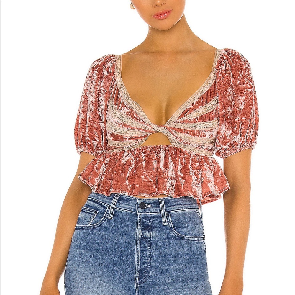 COPY - Free People Yours Truly Velvet Top